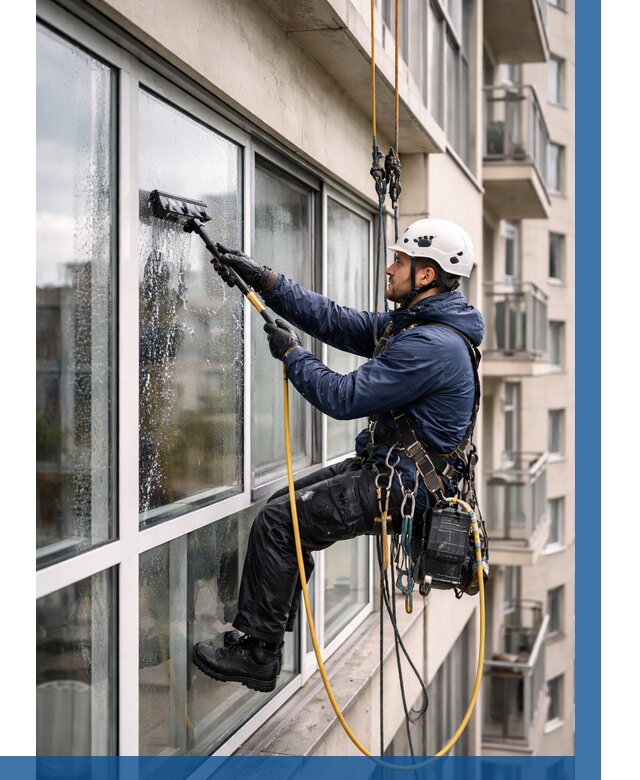 Мойка балконного остекления в Дзержинске от 3558 р. | ВЫСОТНИК-Дзр