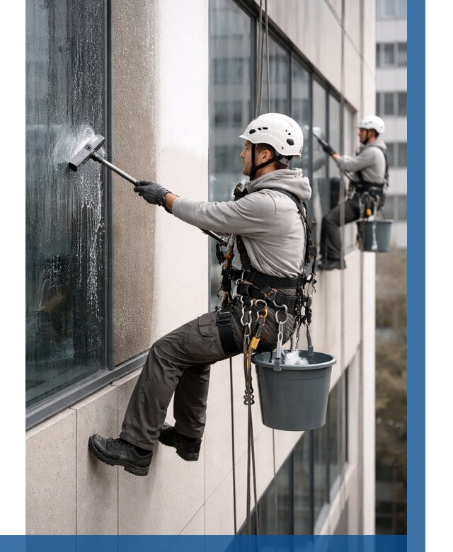 Мойка фасадов зданий в Дзержинске под ключ от 356 р. | ВЫСОТНИК-Дзр