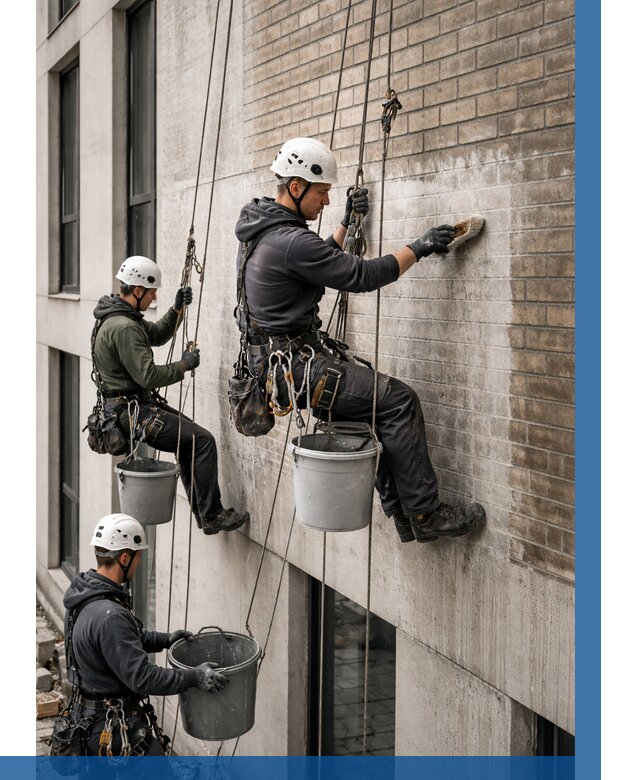 Удаление высолов с фасада в Дзержинске от 254 р. | ВЫСОТНИК-Дзр