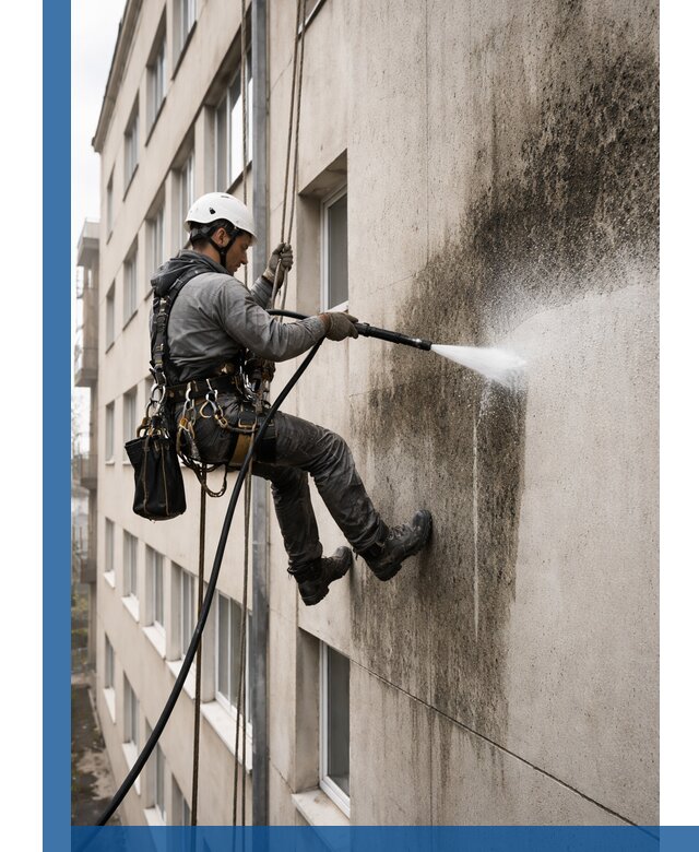 Профессиональная очистка фасадов от плесени в Дзержинске