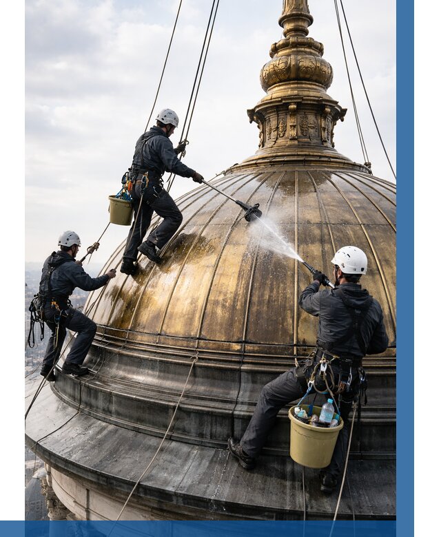 Мойка куполов и шпилей в Дзержинске от 8134 р. - заказать | ВЫСОТНИК-Дзр