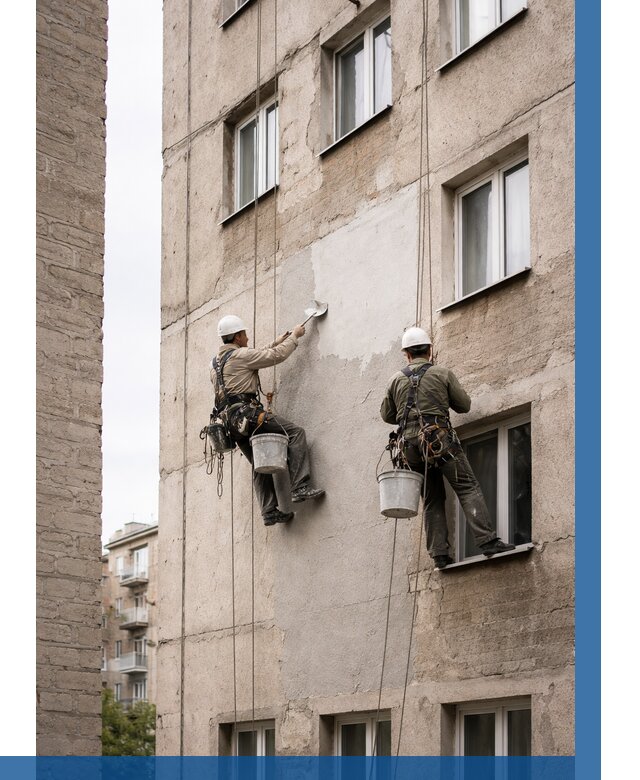 Косметический ремонт фасада в Дзержинске от 1118 р. | ВЫСОТНИК-Дзр