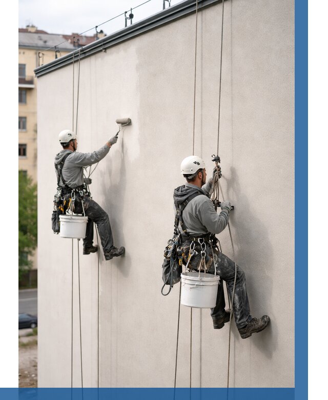 Покраска оштукатуренного фасада в Дзержинске от 325 р. | ВЫСОТНИК-Дзр