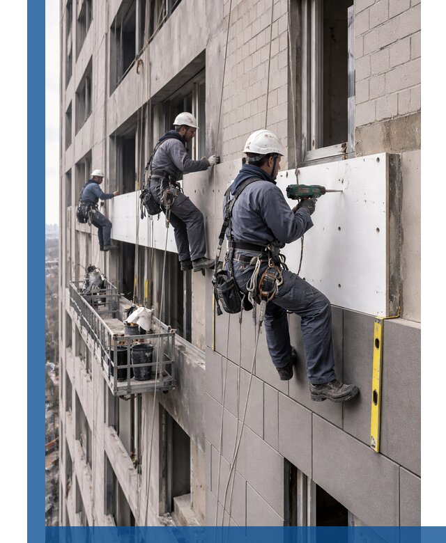 Монтаж фасадных термопанелей высокого качества в Дзержинске