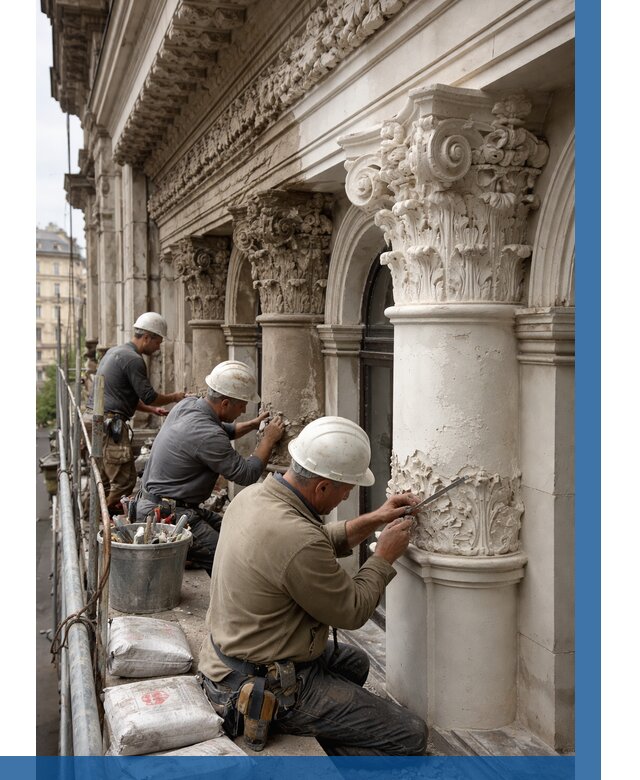 Реставрация фасадной лепнины в Дзержинске от 2542 р. | ВЫСОТНИК-Дзр