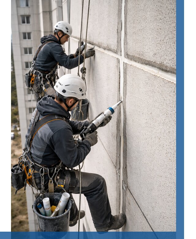 Герметизация межпанельных швов в Дзержинске от 712 р. | ВЫСОТНИК-Дзр