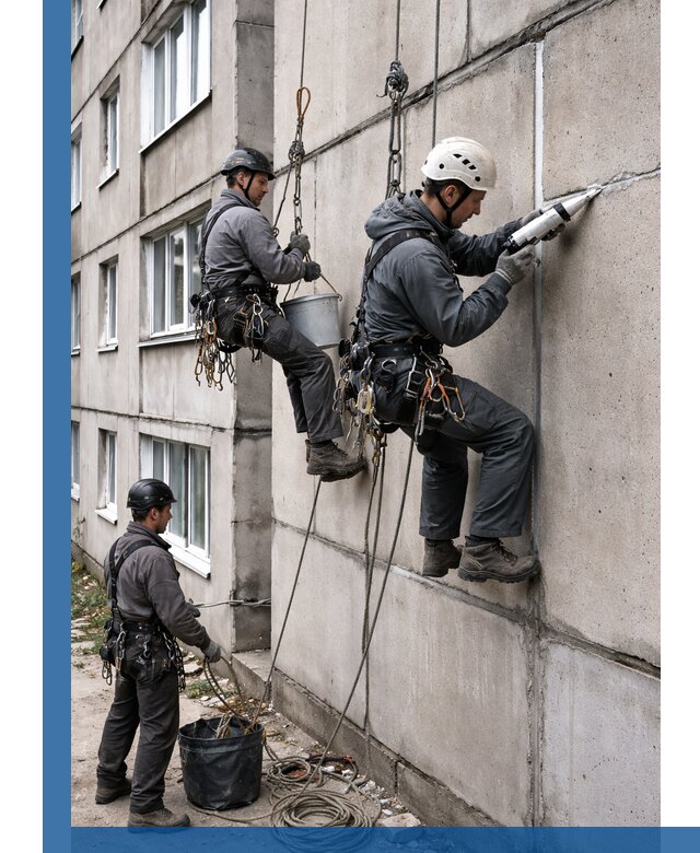 Герметизация межпанельных швов в Дзержинске с гарантией герметичности