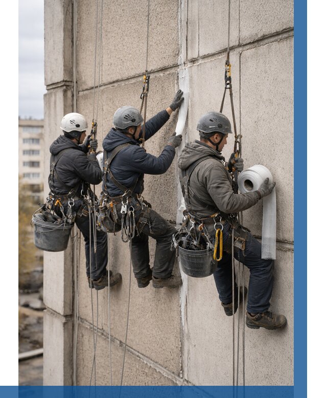 Ремонт межпанельных швов в Дзержинске от 763 р. | ВЫСОТНИК-Дзр