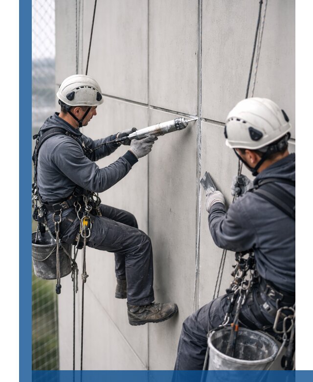 Первичная герметизация швов фасадов и кровель в Дзержинске