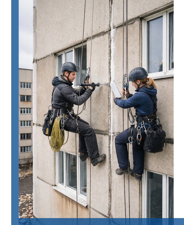 Герметизация межпанельных швов тёплым швом в Дзержинске