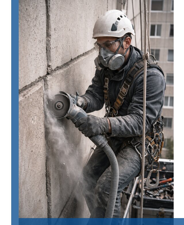 Штробление межпанельных швов в Дзержинске качественно и быстро