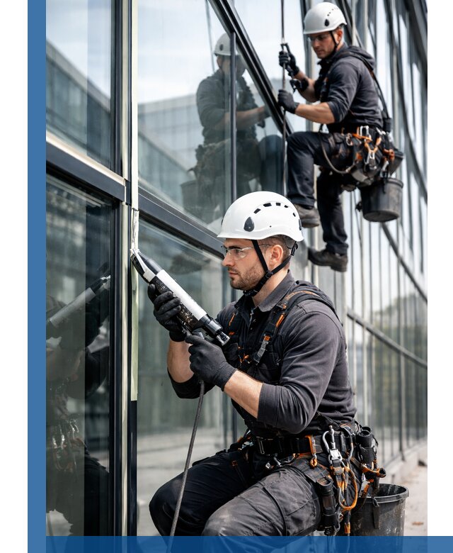 Герметизация витражных швов в Дзержинске для зданий и фасадов