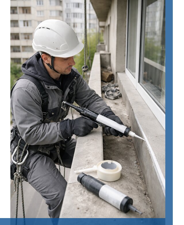 Герметизация швов лоджии в Дзержинске от 4575 р. | ВЫСОТНИК-Дзр