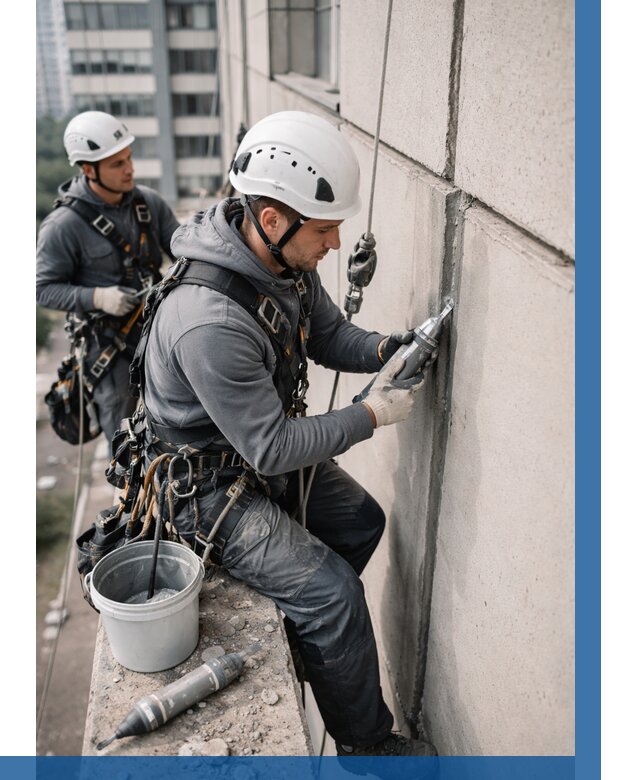 Ремонт деформационных швов здания в Дзержинске от 1017 р. | ВЫСОТНИК-Дзр