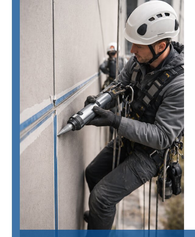 Герметизация стыков фасадных панелей в Дзержинске качественно и быстро