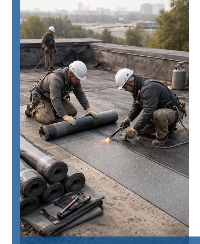 Монтаж мягкой кровли в Дзержинске профессионально и надежно