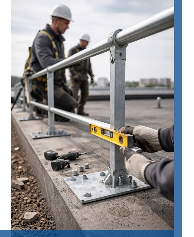 Монтаж кровельного ограждения в Дзержинске от 1220 р. | ВЫСОТНИК-Дзр