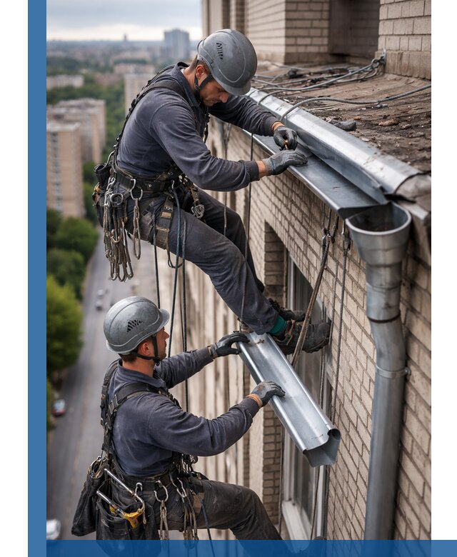 Ремонт водосточных желобов в Дзержинске, быстро и качественно