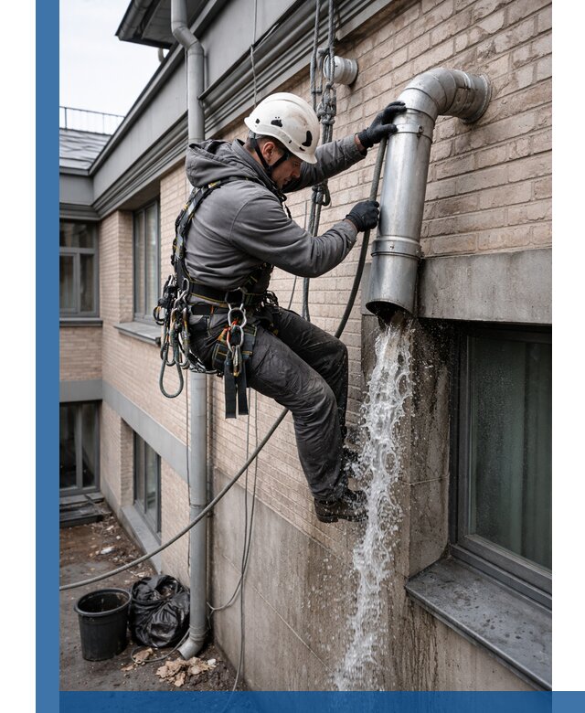 Профессиональная прочистка водосточных труб в Дзержинске с гарантией