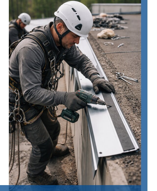 Монтаж капельника на кровле в Дзержинске от 305 р. | ВЫСОТНИК-Дзр