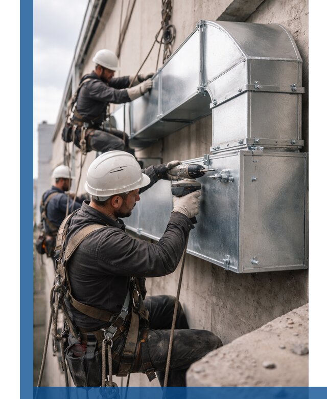 Профессиональный монтаж вентиляционных коробов в Дзержинске под ключ