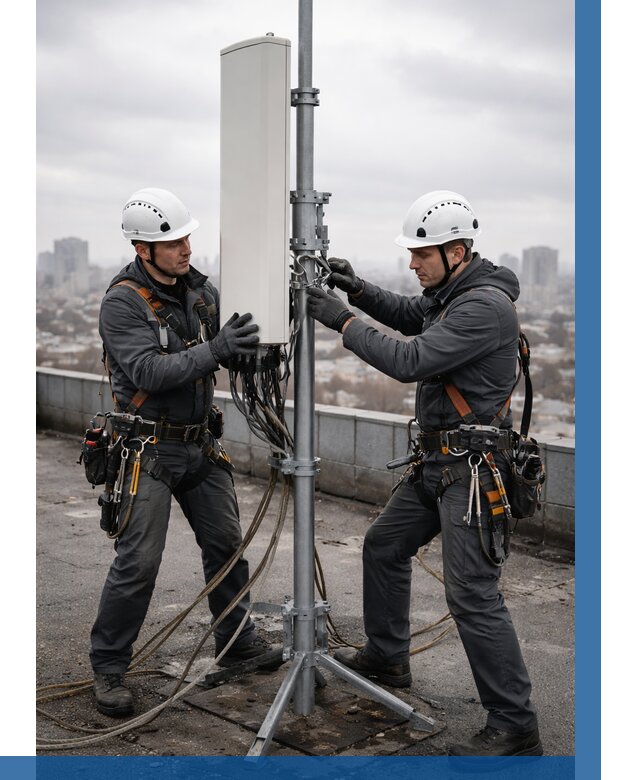 Монтаж антенн связи на крыше в Дзержинске от 8642 р. | ВЫСОТНИК-Дзр