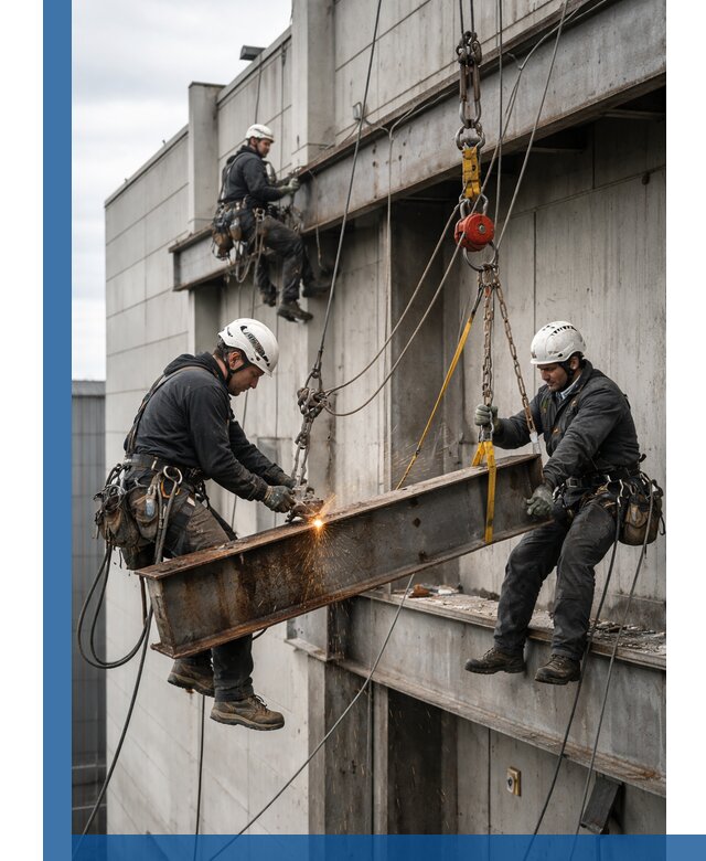 Демонтаж металлоконструкций на высоте в Дзержинске под ключ