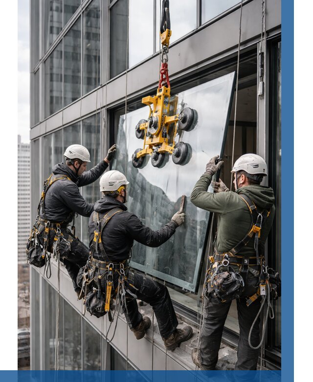 Фасадное остекление зданий под ключ в Дзержинске от 10167 р. | ВЫСОТНИК-Дзр