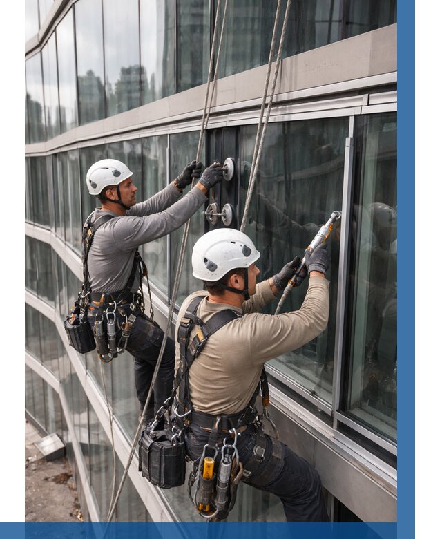 Радиусное остекление фасада в Дзержинске от 12200 р. | ВЫСОТНИК-Дзр