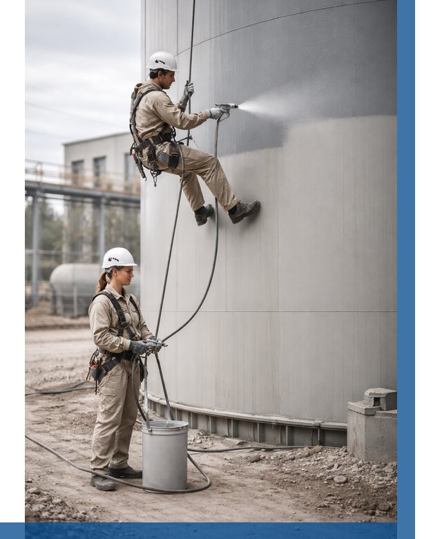 Покраска резервуаров в Дзержинске от 1220 р. | ВЫСОТНИК-Дзр — заказать