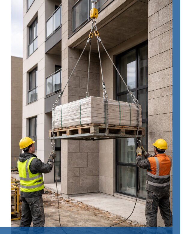 Подъем керамогранита на этаж в Дзержинске от 3558 р. | ВЫСОТНИК-Дзр