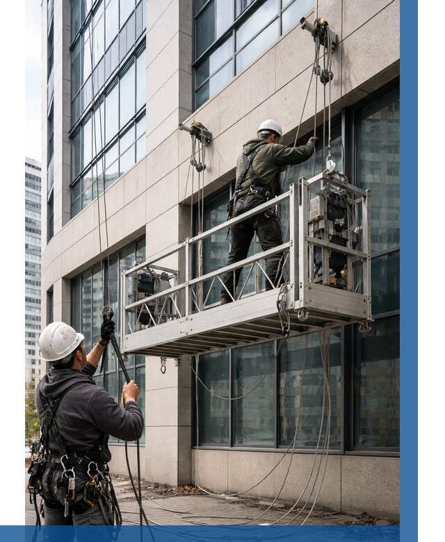 Монтаж и подъем фасадной люльки в Дзержинске от 12200 р. | ВЫСОТНИК-Дзр
