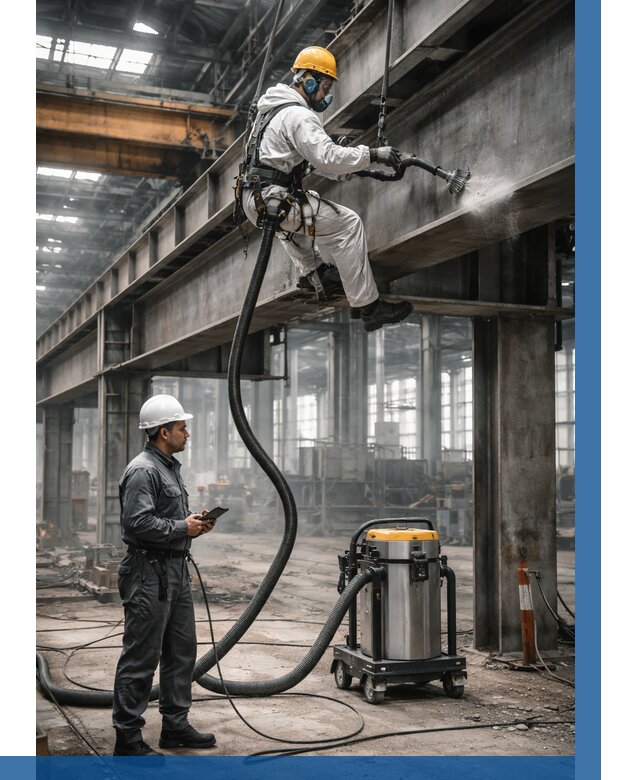 Обеспыливание конструкций в цехе в Дзержинске от 4270 р. | ВЫСОТНИК-Дзр