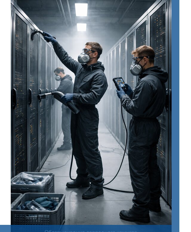 Обеспыливание серверной комнаты в Дзержинске от 4575 р. | ВЫСОТНИК-Дзр