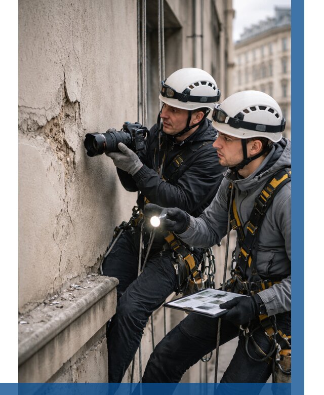 Фотофиксация дефектов фасада в Дзержинске от 4575 р. | ВЫСОТНИК-Дзр