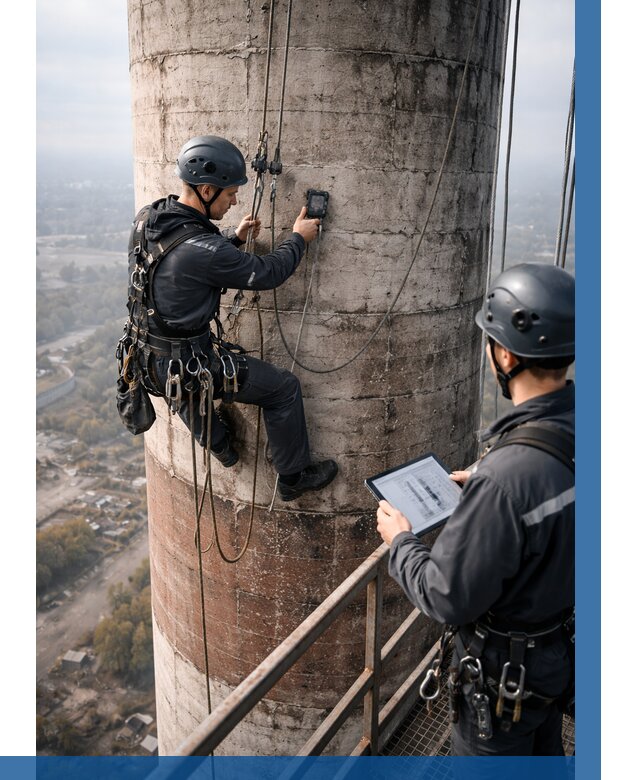 Обследование дымовой трубы в Дзержинске от 8134 р. | ВЫСОТНИК-Дзр