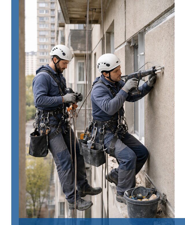 Промышленные альпинисты высотные работы и монтаж в Дзержинске